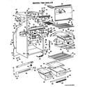 GE TBX20DJB cabinet parts diagram