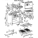 GE TBX18VJB cabinet parts diagram