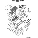 GE JP676*J2 cooktop diagram