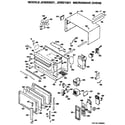 GE JEM20001 microwave ovens diagram
