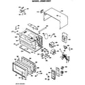 GE JEM812001 microwave oven diagram