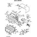 GE JEM812002 microwave oven diagram