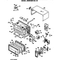 GE JEM816003 microwave oven diagram