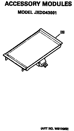 GE JP372B9K2 accessory modules diagram
