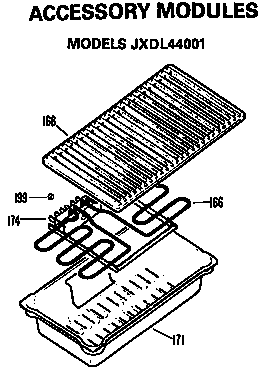 GE JP378B9K1 accessory modules diagram