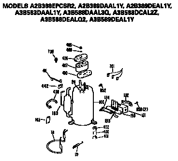 GE A3B589DEAL1Y compressor diagram