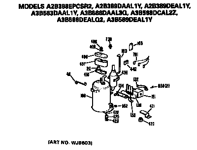 GE A3B589DEAL1Y compressor diagram