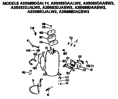 GE A3B589DGAL1Y compressor diagram
