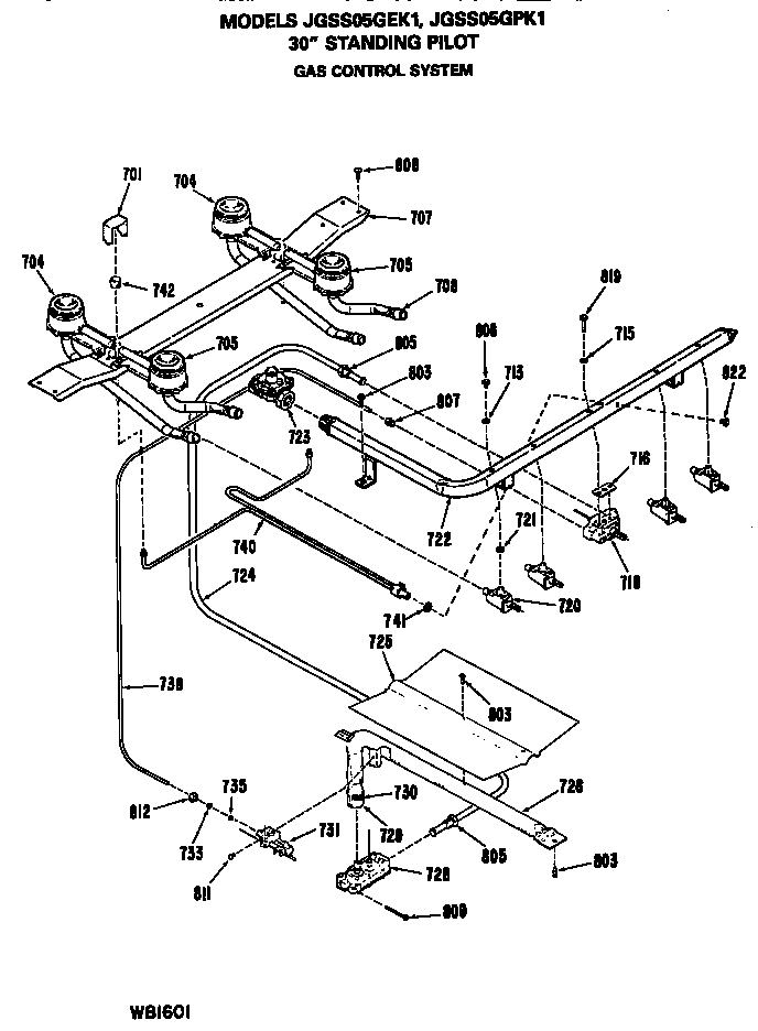GE JGSS05GEK1 gas control system (ii) diagram