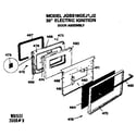 GE JGBS16GEJ1 door assembly diagram