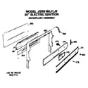 GE JGBS16EJ1 backsplash assembly diagram