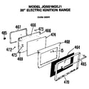 GE JGBS18GEJ1 door assembly diagram