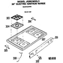 GE JGBS18GEJ1 cooktop diagram