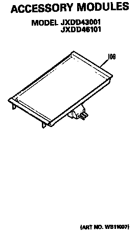 GE JP372B9K3 accessory modules diagram