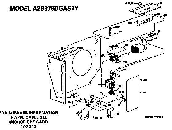 GE A2B378DGAS1Y control box (a2b378dgas1y) diagram