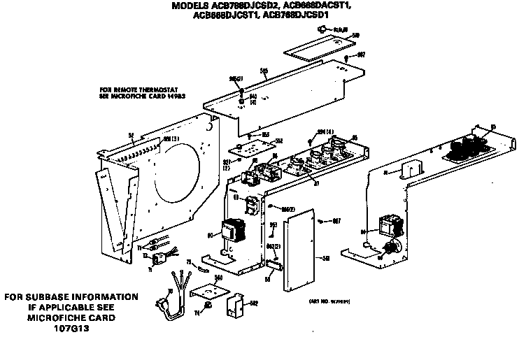GE ACB568DAALQ1 control box diagram