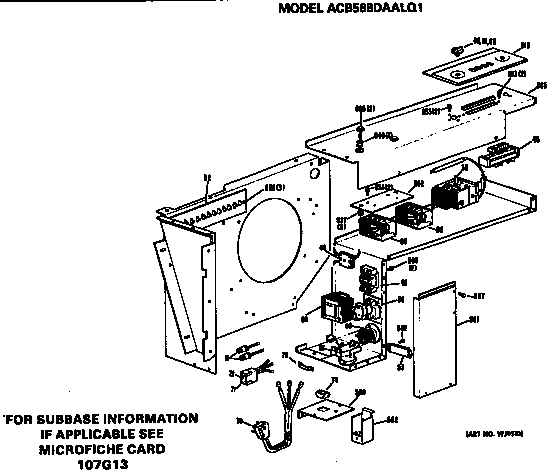 GE ACB568DAALQ1 control box (acb588daalq1) diagram