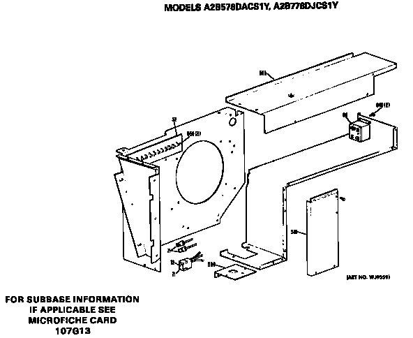 GE A2B578DACS1Y control box (a2b578dacs1y, a2b778djcs1y) diagram