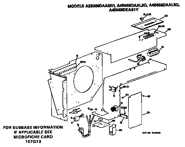 GE A4B568DAAL3Q control box diagram