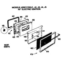 GE JGBC17GEJ1 door assembly diagram