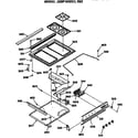 GE JGSP10GEK1 cooktop diagram