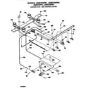GE JGBS15PK3 electric pilot, gas control system diagram