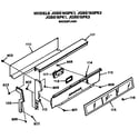 GE JGBS15PK3 backsplash assembly diagram