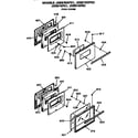 GE JGBS15PK3 oven doors diagram