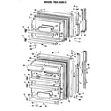 GE TBX24ZKCR doors diagram