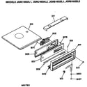 GE JGRC16GEL2 control panel diagram