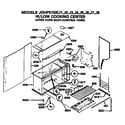 GE JGHP57GEJ2 upper oven body diagram