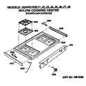 GE JGHP57GEJ2 cooktop diagram