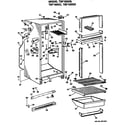 GE TBF16SKBR cabinet parts diagram
