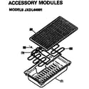 GE JP672B9K5 accessory modules diagram