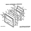 GE JKP39G*K2 door diagram