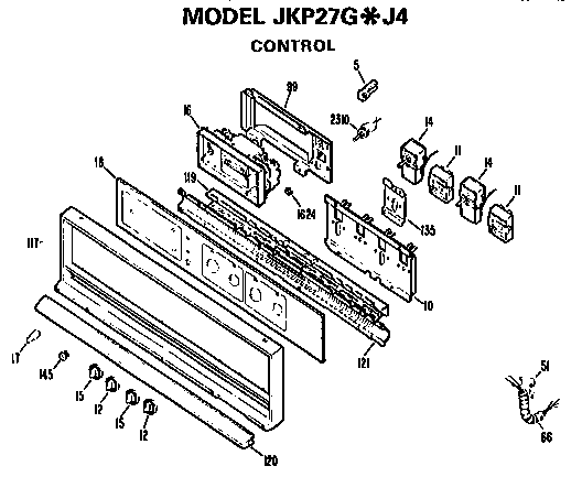 GE JKP27GJ4 control diagram