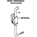 GE WWA8700LAL pinch valve assembly diagram