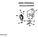 GE WWA8700LAL pinch valve components diagram
