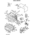 GE JEM816H01 microwave oven diagram
