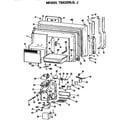 GE TBX22RLGRWH freezer door diagram