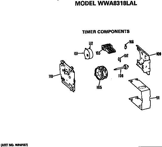 GE WWA8318LAL timer diagram