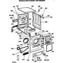 GE DDP1380GDM cabinet diagram