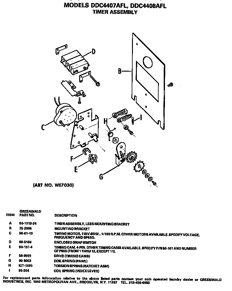 GE DDC4408AFL timer diagram