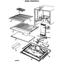 GE TBXS21BLB comparment separator/divider block diagram