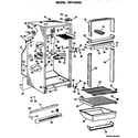 GE TBF14XKDR cabinet parts diagram