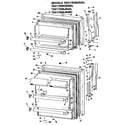 GE TBX17KMJRAD doors diagram