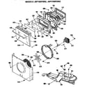 GE JKP17WP2WG door and blower diagram