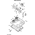 GE JBS16*R2 cooktop diagram