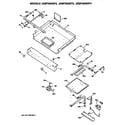 GE JGBP30WEP3 burner assembly diagram
