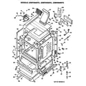 GE JGBP30WEP3 cabinet parts diagram